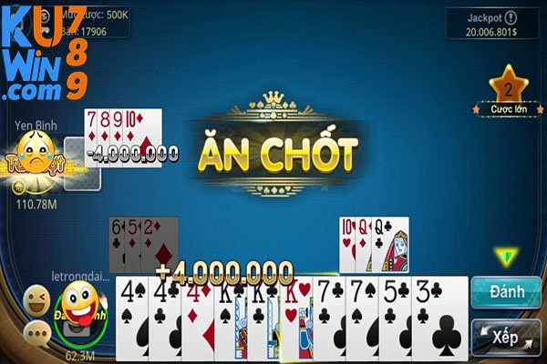 Những mẹo chơi bài KUwin tá lả
