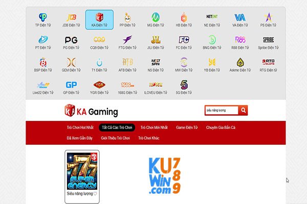 Hướng dẫn các bước truy cập game nổ hũ siêu năng lượng KA độc lạ mới nhất hiện nay tại Kuwin